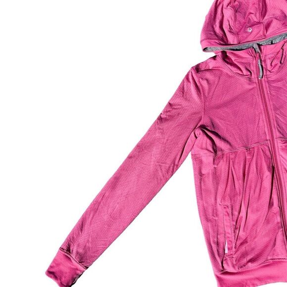 Ivivva By  Lululemon Girls Reversible Zip Jacket Pink/Grey Size 14 - Picture 6 of 12